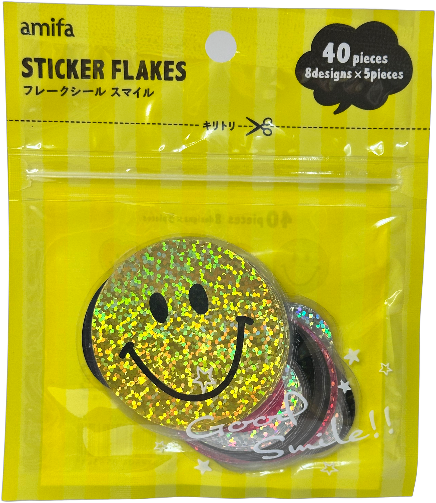 Amifa Smiley Sticker Flakes Kawaii (40)