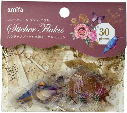 Amifa Sticker Flakes Birds