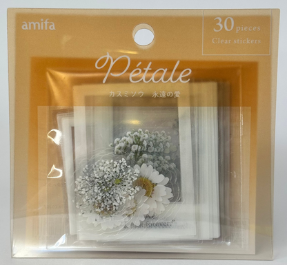 Amifa Pétale Cear Floral Stickers (30)