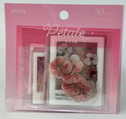 Amifa Pétale Cear Floral Stickers (30)