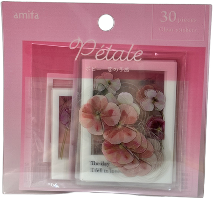 Amifa Pétale Cear Floral Stickers (30)