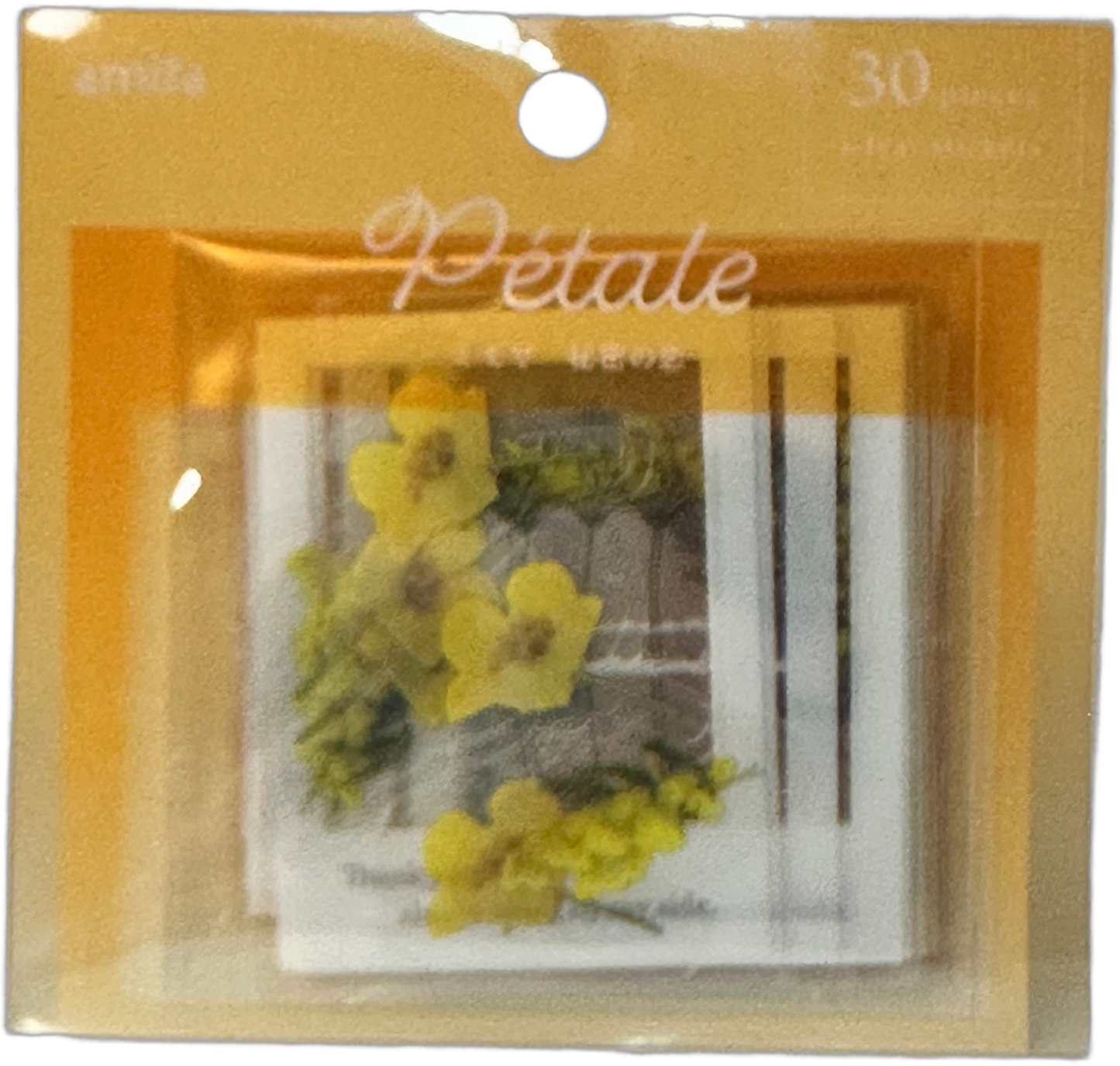 Amifa Pétale Clear Floral Stickers (30)