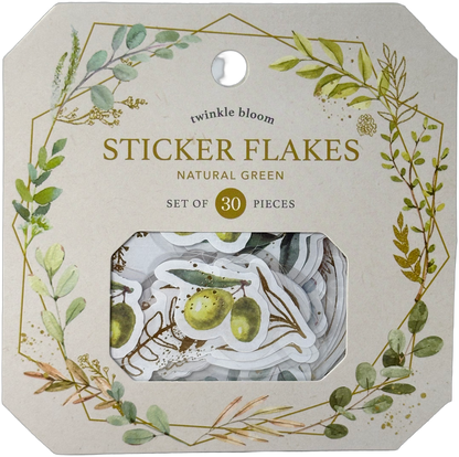 Olive Branch Sticker Flakes