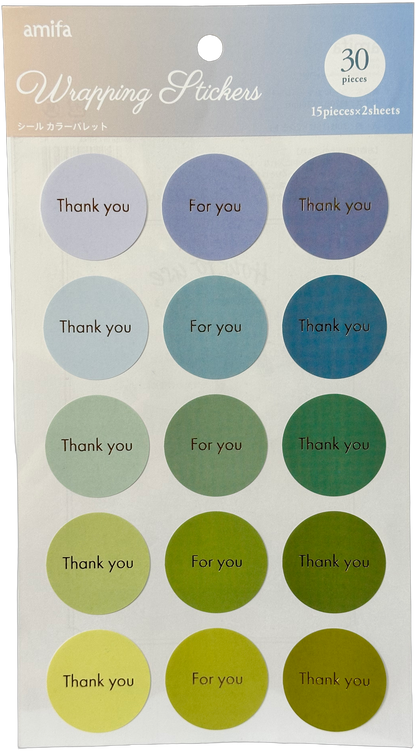 Amifa Wrapping Stickers Color Palette (30)