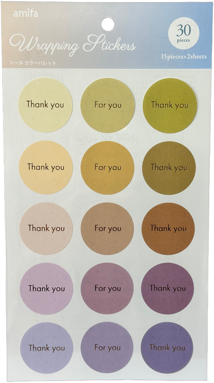 Amifa Wrapping Stickers: Color Palette Pink