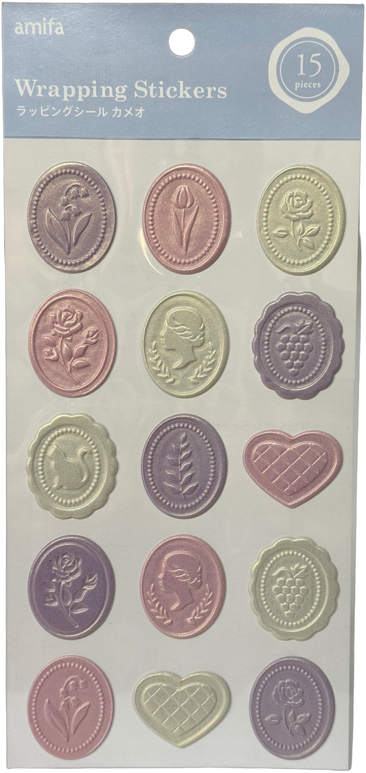 Amifa Wrapping Stickers Cameo Pink