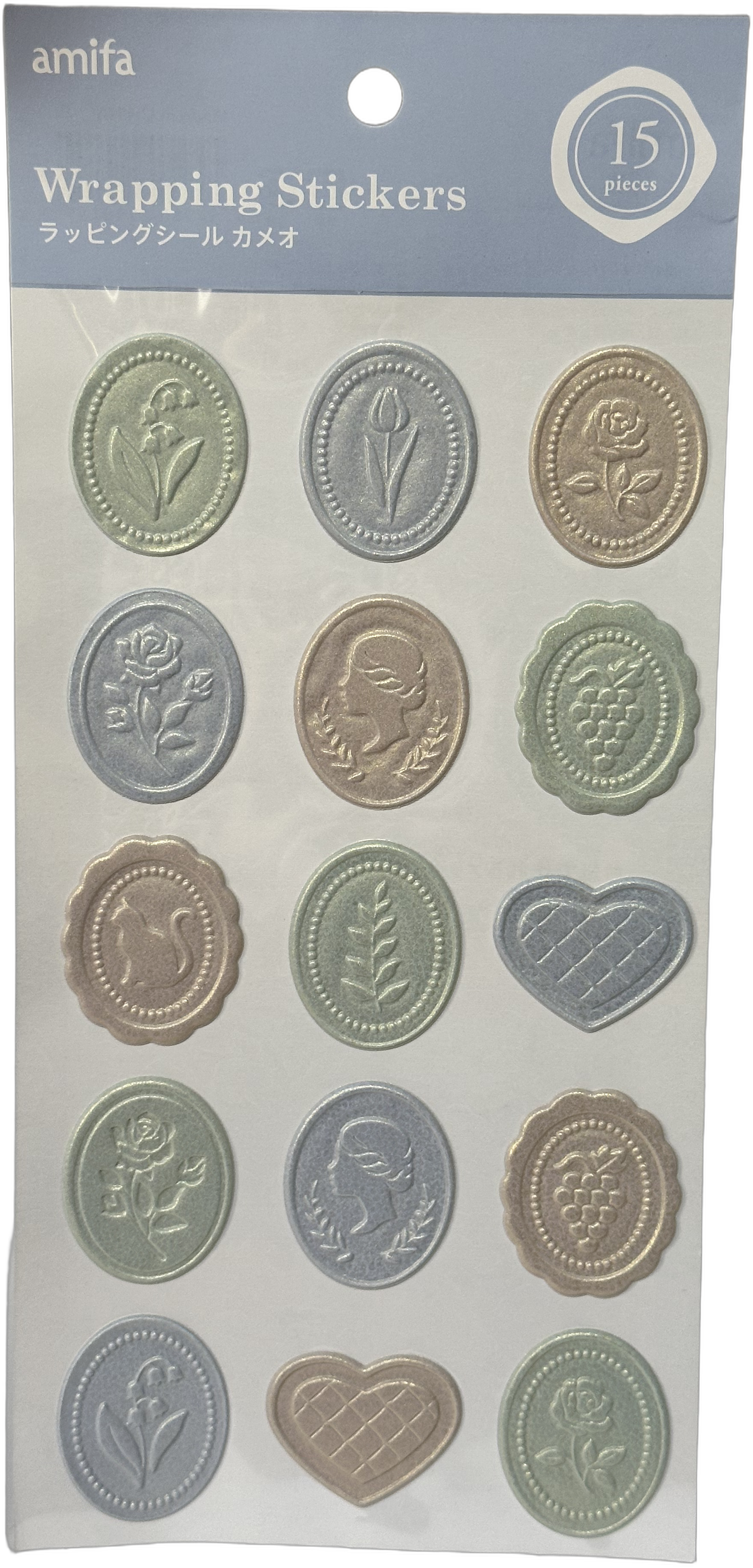 Amifa Wrapping Stickers Cameo Blue