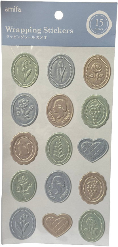 Amifa Wrapping Stickers Cameo Blue
