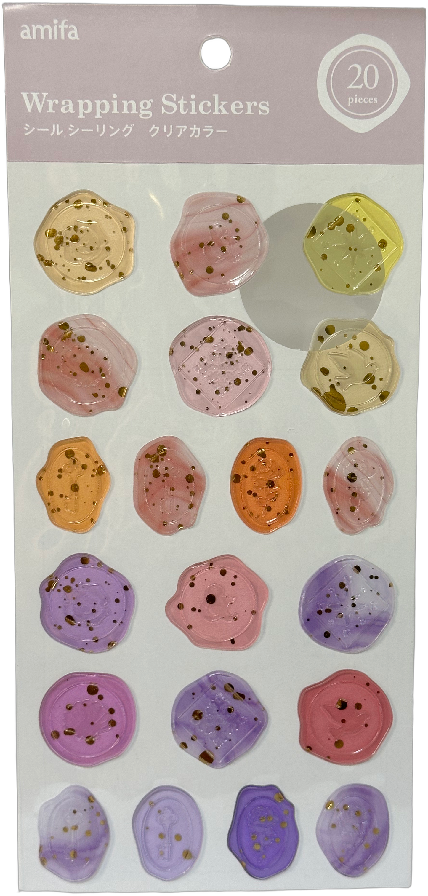 Amifa Wrapping Stickers Clear (20)