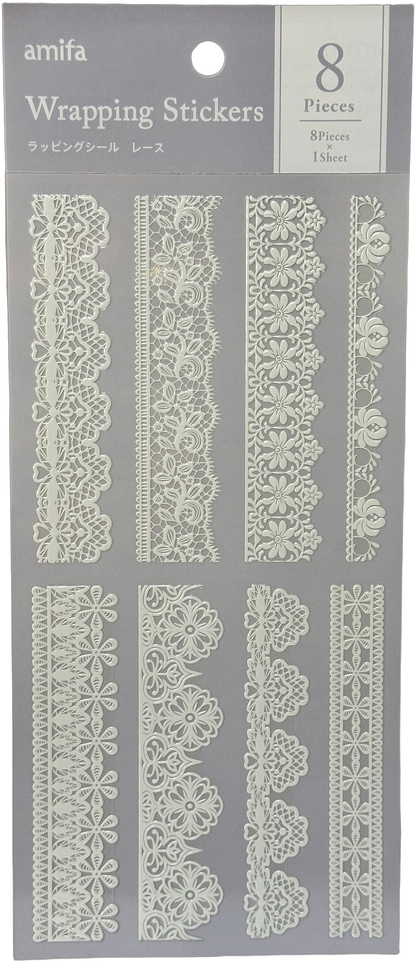 Amifa Lace Wrapping Stickers (8)