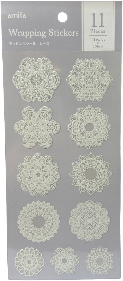 Amifa Lace Wrapping Stickers (8)