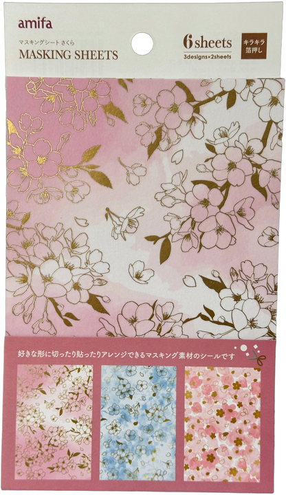 Amifa Cherry Blossom Masking Sheets