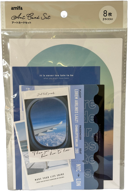 Amifa Art Card Set Blue
