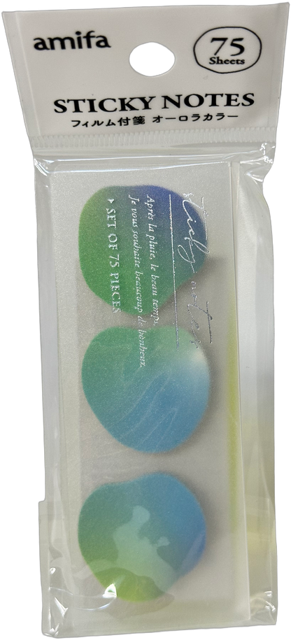 Amifa Aurora Clear Sticky Notes (75)