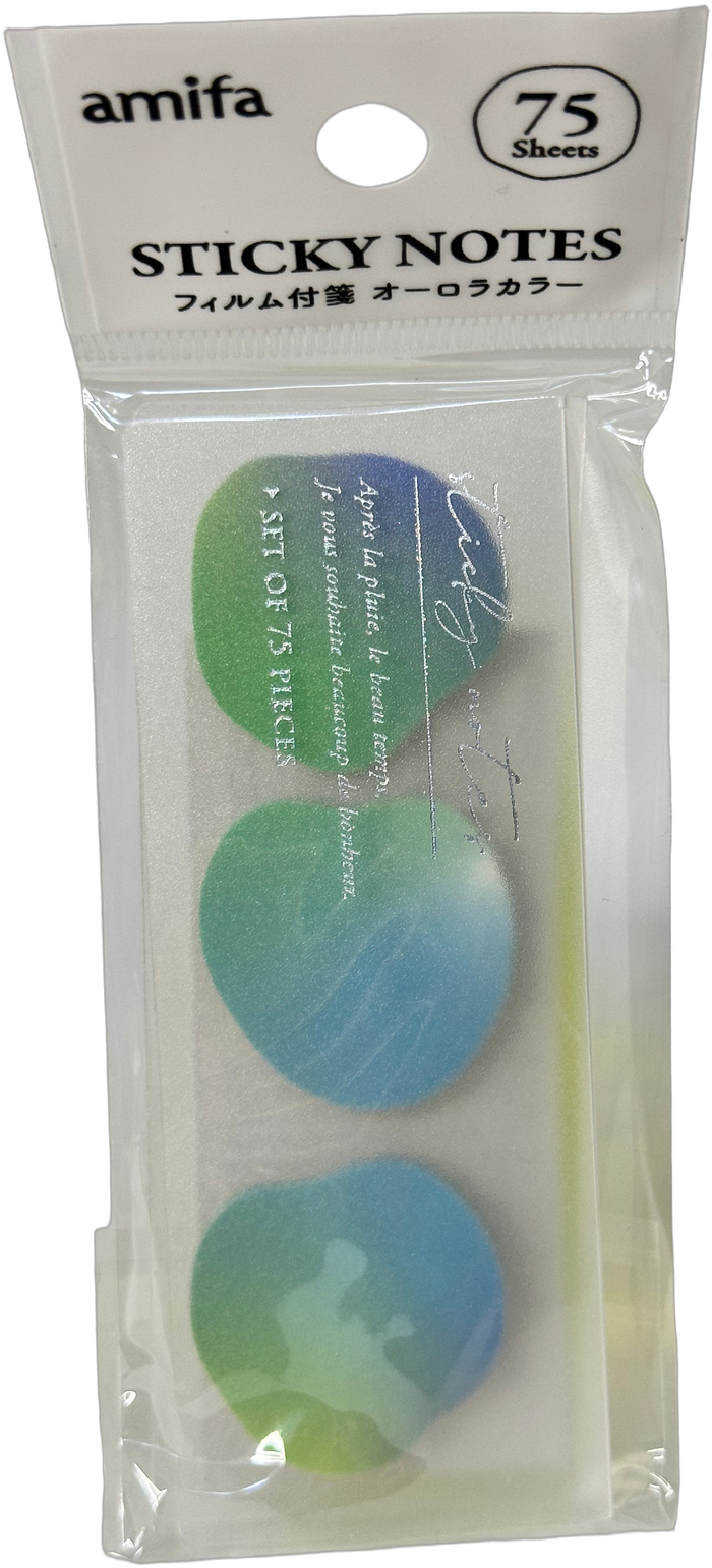 Amifa Aurora Clear Sticky Notes (75)