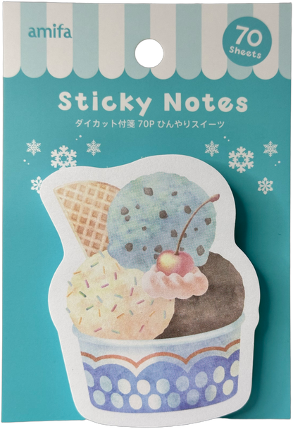 Amifa Dessert Sticky Notes Turquoise