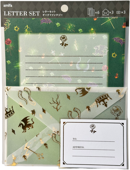 Amifa Dark Fantasy Letter Set