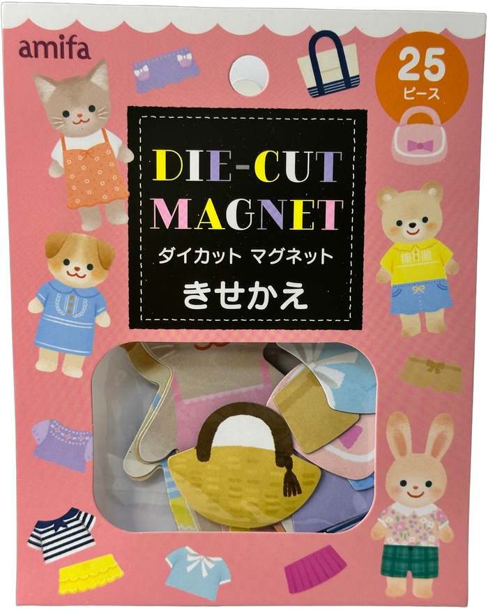 Amifa Die-Cut Magnet Set - Kawaii Animals