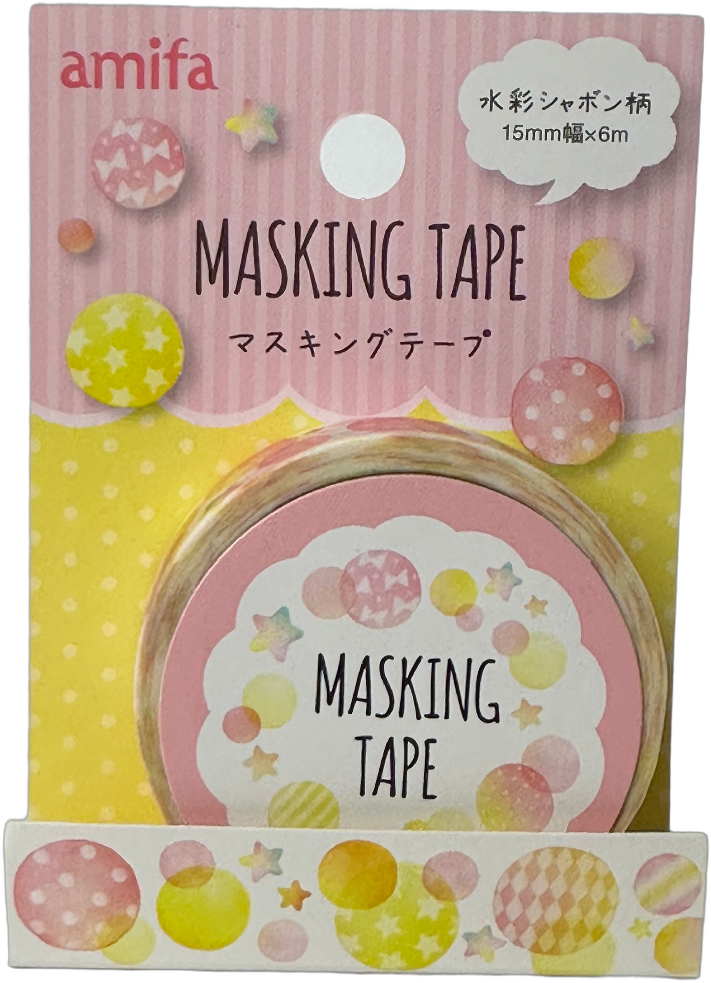 Amifa Bubbles Washi Masking Tape