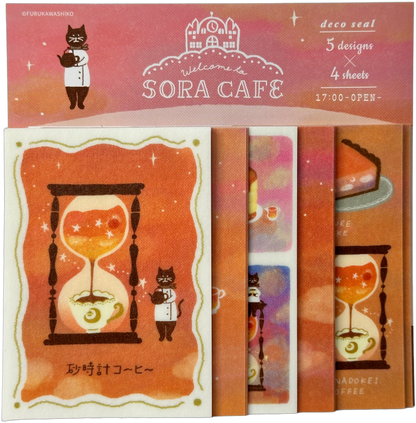 Sora Cafe Deco Seal Stickers