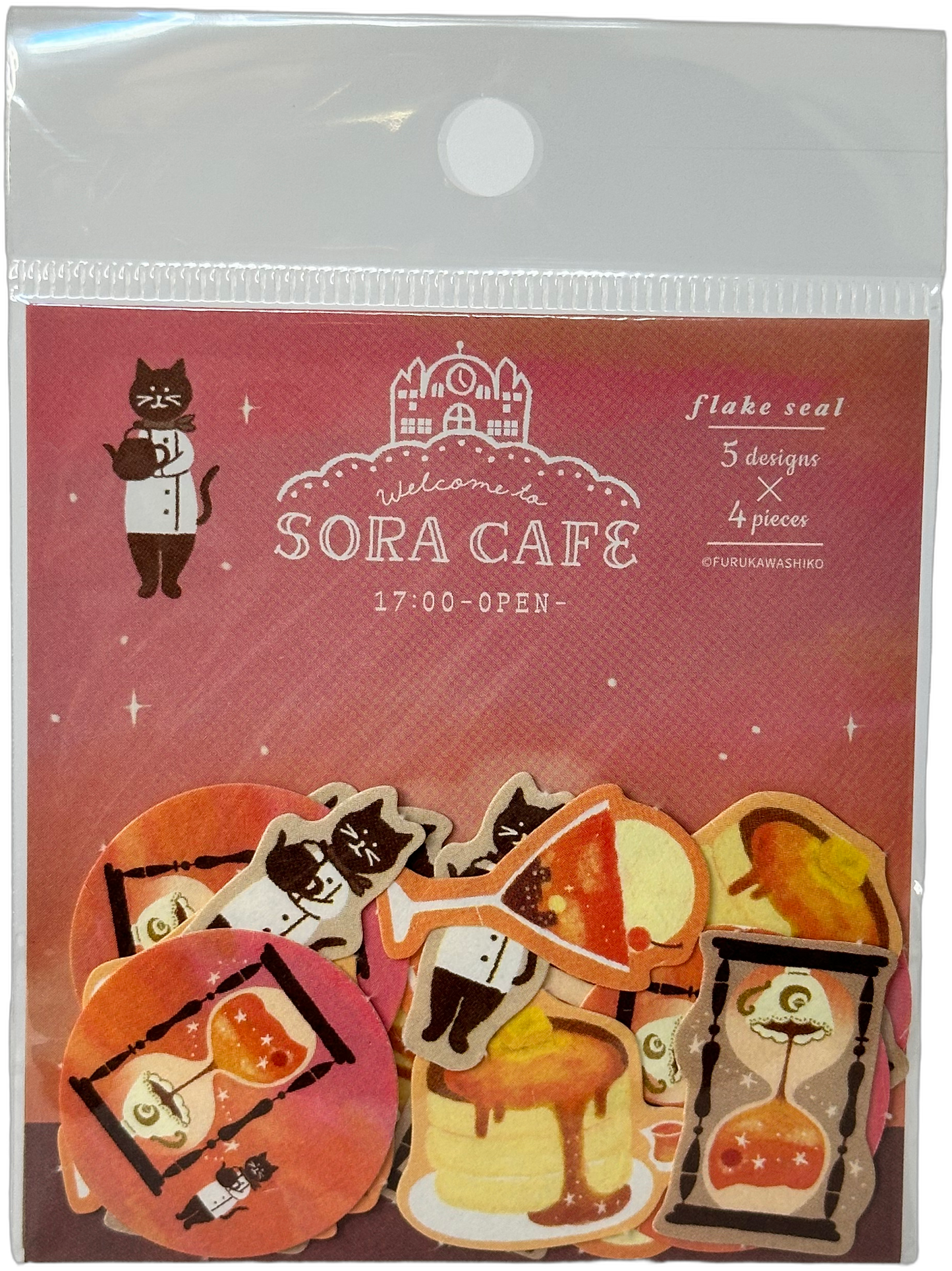 Furukawa Kawaii Sora Cafe Rose Pink Neko Cat