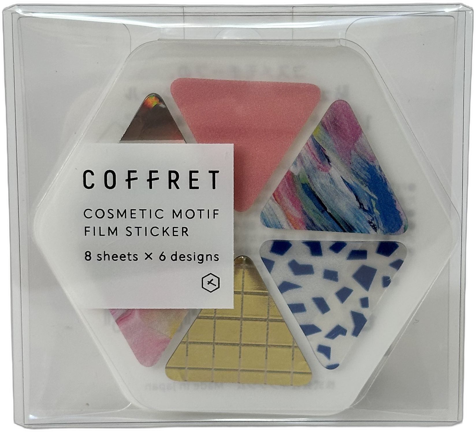 Coffret Cosmetic Motif Film Stickers