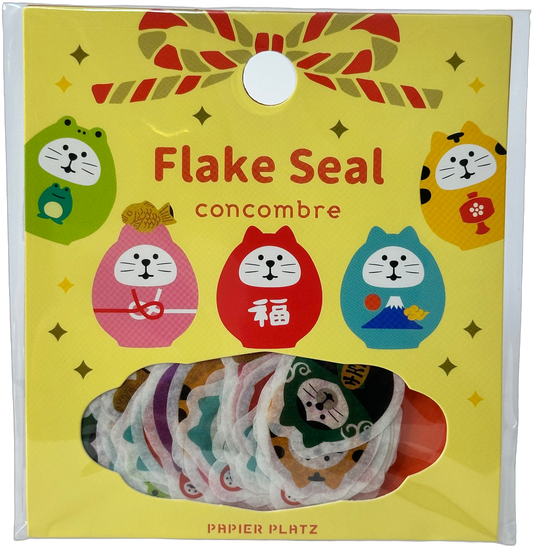 Concombre Flake Seal Stickers
