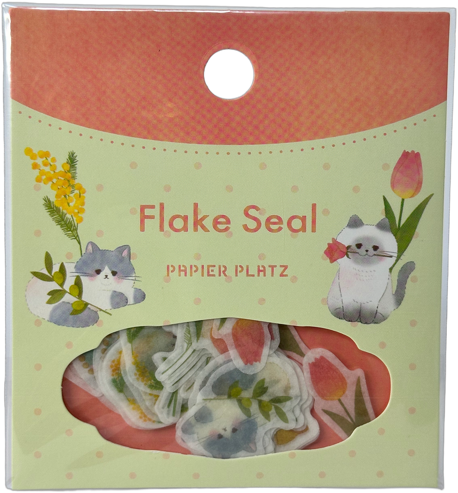 Papier Platz Cat & Flower Flake Seals