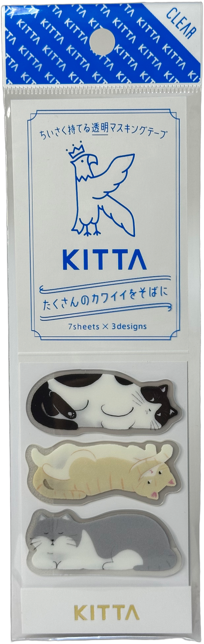 Kitta Cat Masking Tape Stickers