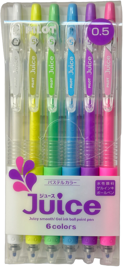 Pilot Juice 0.5mm Gel Pen Set — 6 Colours