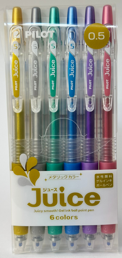 Pilot Juice 0.5mm Gel Pen Set — 6 Colours
