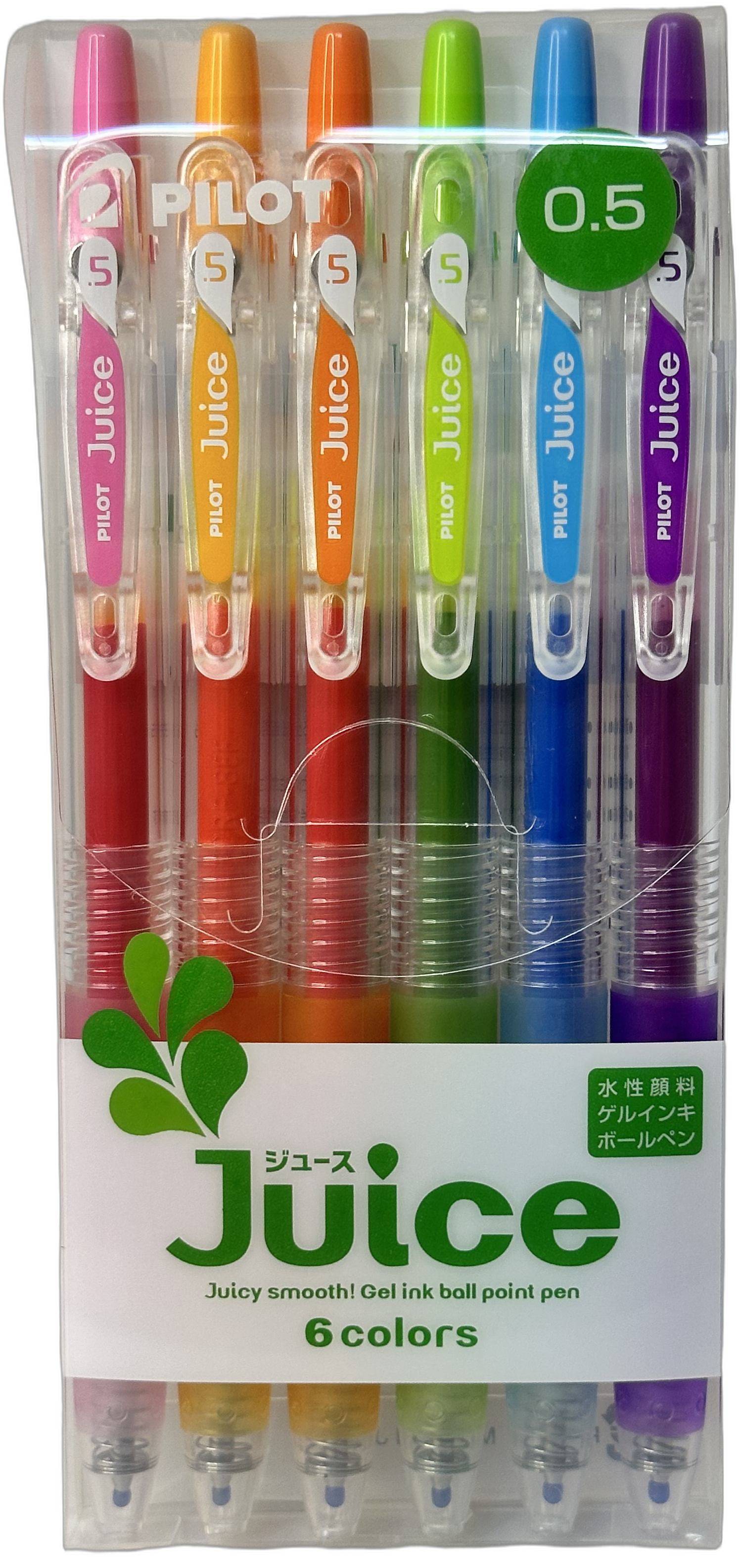 PILOT Juice 0.5mm 6-Color Gel Pen Set