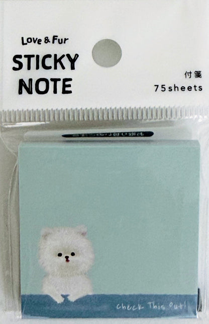 Kyowa Love & Fur Dog Mini Sticky Notes (75)